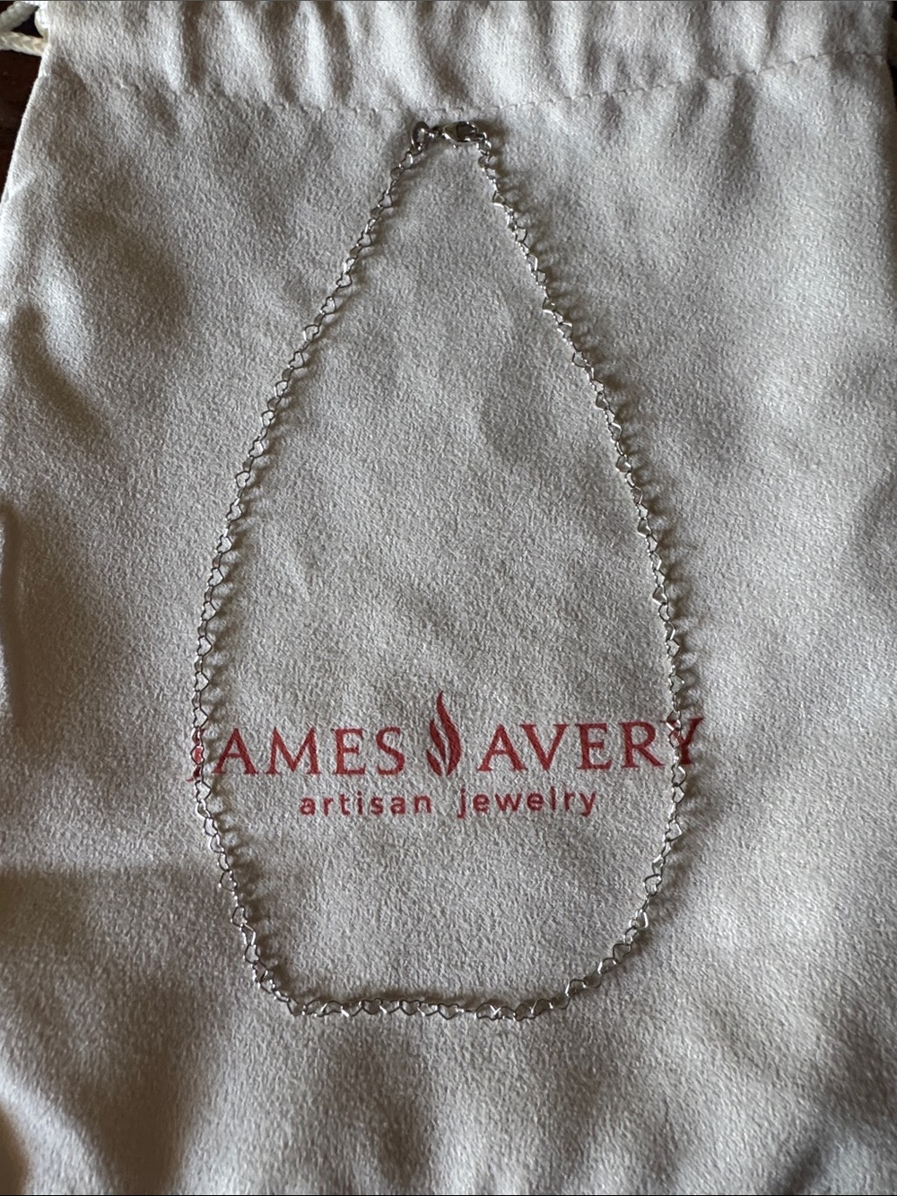 James Avery Delicate Connected Hearts Necklace 16” - Picture 4 of 6